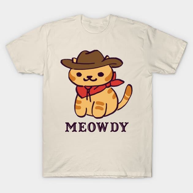 kitty collector billy the kitten / cowboy cat goes meowdy T-Shirt by mudwizard